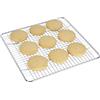 KitchenCraft Griglia di Raffreddamento/Sottopentola Quadrata con Finitura Cromata, 25,5 x 25,5 cm