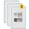walther designCornice per quadri bianca 20 x 30 cm confezione da 3, cornice in plastica Galeria KW030H3