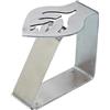 KitchenCraft KCTCCLEAF Set di Pinze per Tovaglia, Design a Foglia, Acciaio Inox, 4 Pezzi, Argentato, ca 5,7 X 5,3 X 1,8 cm