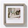 walther design Grigio 30 x 30 cm con passe-partout, Cornice in Legno Stoccolma EA339D