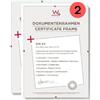walther design cornice vetro trasparente21 x 29,7 cm (DIN A4) Cornice per documenti Confezione doppia, portafoto senza cornice RB130KD