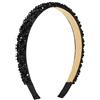 VOCOSTE Fascia Capelli Strass Nero 1pc Faux Crystal Per Occasioni Varie