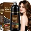 RILSIC Shampoo Colorante Castano Scuro Donna Uomo,Shampoo Colorante Bianchi
