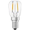 OSRAM LED SPECIAL T26 Confezione da 2 x LED SPECIAL T26, Lampada LED: E14, 2.20 W = Equivalente a 10 W, Bianco Caldo, 2700 K, Chiaro, Taglia Unica