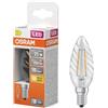 OSRAM Lampada LED Star Classic Candle Spiral Filament 1,8W E14