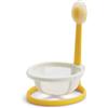Chef'n Yolkster Cestello Cuociuova in Camicia, Egg Poaching a Cestino con Manico, Bianco / Giallo, 8 x 9,5 x 14 cm