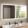 DEGHI Specchio led 80x160 cm reversibile luce fredda con cornice satinata - Mepy