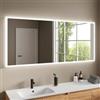 DEGHI Specchio led 80x180 cm luce fredda con cornice satinata - Mepy