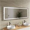 DEGHI Specchio led 80x200 cm luce fredda con interruttore - Verge