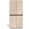 CREATE / FRIDGE STUDIO CROSS DOOR 503 / Frigorifero stile Cross door 4 porte 503L sabbia / 85,3 x 69,8 x 177,5cm / No frost, Care+, modalità vacanze, antibatterico, touch elettronico, 170W