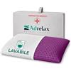 AD relax arte nel dormire Ad Relax - Il Primo Cuscino per Dormire Ergonomico Lavabile in Lavatrice, Cuscino Memory Foam con Gel Traspirante, Antiacaro e Anallergico, Ideale per Dolori Cervicali e Sudorazione Notturna