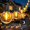 HeiPard Catena Luminosa Esterno 30M APP + Telecomando, 42+2 G40 LED | Luci da Esterno Giardino con 3 Modalità, Dimmerabile e Timer, IP44 Impermeabile per Giardino, Terrazza, Feste e Matrimoni
