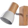 Lindby Applique dimmerabile (Scandinavo) colore Marrone, in Legno ad es. Soggiorno & Sala da pranzo applique