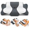 DONAMA Cuscino Cervicale Memory Foam Farfalla per Dormire, 2 Altezze