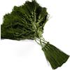 Anevous 50 Segnalibri setosi, 13 cm, nappe con nodi cinesi, nappe morbide, ciondoli a nappe, per gioielli fai da te, portachiavi, souvenir artigianato, accessori, verde militare, 50 pezzi