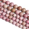 jiejinyu 45 perline in pietra naturale rossa rodocrosite di cristallo per la creazione di gioielli fai da te braccialetti e collane semi preziose