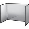 Tigerkinwit Paraschizzi Cucina 3 Lati Protezione Contro Gli Schizzi di Protezione Pieghevole Antiaderente Cucina Anti Splatter Shield Guardia per Cucine a Gas e Padella(30x41x30cm)