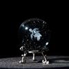 HDCRYSTALGIFTS Fermacarte a forma di tartarughe marine con incisione laser 3D con supporto, sfera piena di vetro da 60 mm, palla decorativa a forma di animale dell'oceano, decorazione per la casa