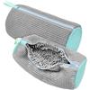 FonVan 2 Pezzi Sacchetto Lavascarpe per Lavatrice & Asciugatrice - 360° Pulizia, Rete Lavaggio per Scarpe (Taglia Universale), Sacchetti per Scarpe, Riutilizzabile con Cerniera (Grigio)
