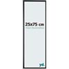 yd. Cornice 25x75 cm Nero Opaco - Cornice in Plastica Evry | Your Decoration, Vetro acrilico antiriflesso, Montaggio a parete, Adatta per foto, poster o puzzle, Made in Holland
