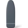 Laurastar Copriasse Universalcover Grigio Scuro, Copriasse da Stiro Universale, 131cm x 55cm, 100% Cotone, Linee di Piegatura Integrate, Clip di Bloccaggio, Lavabile in Lavatrice