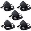 Retevis Walkie Talkie Altoparlante Microfono 2 Pin Walkie Talkie Microfono Compatibile con Baofeng UV-5R BF-88E BF-888S Ricetrasmettitore RT24 RT27 Kenwood Sunreal (5 Pezzi)