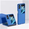 EASSGU Custodia in Silicone Adatta per OPPO Find N2 Flip (6.8 Inches), PC Cover per Telefono Resistente Alla Caduta e Ai Graffi - Klein Blu