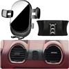 MikeHam Supporto per telefono da auto per Porsche 718 Boxster/Cayman Accessori Auto [Solo per 2017-2025 718 Boxster / 718 Cayman] [Supporto per telefono cellulare con blocco automatico per iPhone e tutti gli
