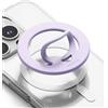Ringke Dual Magnetic Silicone Ring - Lavender | Compatibile con Custodie Magnetiche per Telefono, Supporto Magnetico Rimovibile per Telefono