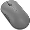 Lenovo 350 - Mouse silenzioso Bluetooth (ottico a infrarossi, ergonomico, ambidestro, pulsanti programmabili, ruota dinamica, 3 livelli di dpi, x1 batteria AA, facile cambio a 2 dispositivi) grigio