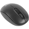 iggual Mouse wireless WOM-STANDARD-3D 1000 dpi - Mouse ottico 2,4 GHz con nano ricevitore USB, ergonomico ambidestro, 3 pulsanti, Plug & Play, compatibile con Windows Mac Linux, nero