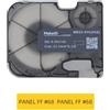 Makeid Etichette PET per P31S - Nero su Giallo, 25,5mm x 6,5m, interni/esterni, sicurezza, elettrico