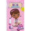 DISNEY Dottoressa Peluche - Telo Mare Asciugamano spiaggia in Cotone spugna 70x140 Dotty