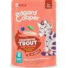 Edgard&Cooper per Gatti Adulti in salsa bst da 85 gr Gusto Trota e Pollo