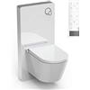 Bernstein Pacchetto WC 8: sistema completo WC con bidet integrato PRO+ 1102 & modulo sanitario 805 in bianco