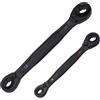 KLEIN TOOLS Set di chiavi a cricchetto 4 in 1, 2 pezzi, otto misure metriche esagonali, 8 x 10 mm, 12 x 13 mm, 14 x 15 mm, 17 x 19 mm, cricchetto a 90 denti, design passante, 68216M
