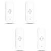 Drhomeam Tuya WiFi Smart Sensore di vibrazione con rilevamento di movimento, sensore di movimento in tempo reale rilevatore di allarme per controllo app Smart Life (confezione da 4)