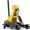 VEVOR Cric Idraulico a Carrello 3 Tonnellate a Basso Profilo, Cric Idraulico da Pavimento da Corsa in Acciaio a Pistone Singolo, Altezza di Sollevamento 130-500 mm, Multiuso per Auto Sportivo e SUV