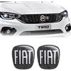 Fiat 14186H-2pz Adesivo 3D Ricambio Logo Nero per Tipo, 2 Pezzi, Anteriore e Posteriore