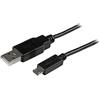 StarTech Cavo USB-A a Micro-B Slim 3m - USB 2.0 - Nero (USBAUB3MBK)