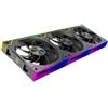 Xilence XPF360R.ARGB Gaming PC Reverse Ventole Inverse, 3 × 120 mm, PWM ARGB, con catena a margherita, specchio Infinity, Hydro Bearing, funzionamento silenzioso fino a 32 dB(A), flusso d'aria elevato