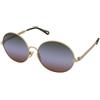 Chloe CH0281S 004 | Occhiali da Sole Graduati o Non Graduati | Prova Online | Metallo | Tondi | Oro | Adrialenti