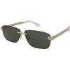 Fendi FE40213U 32N | Occhiali da Sole Graduati o Non Graduati | Metallo | Rettangolari | Oro | Adrialenti