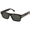 Fendi FE40215I 52N | Occhiali da Sole Graduati o Non Graduati | Plastica | Rettangolari | Havana | Adrialenti