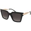 Just Cavalli SJC201 0700 | Occhiali da Sole Graduati o Non Graduati | Plastica | Cat Eye | Nero | Adrialenti