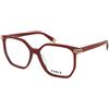 Furla VFUA98 0718 | Occhiali da Vista Graduati | Plastica | Quadrati | Rosso | Adrialenti
