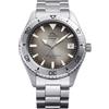 Orient Sports Mako 40mm - Orologio Da Polso Da Uomo Automatico E A Carica Manuale Meccanico Sportivo Bracciale E Cassa In Acciaio Inox Quadrante Grigio - RA-AC0Q16N