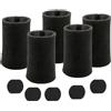 SODIAL 2X(Set di 5 Filtri In Spugna per DX700 Pezzi di Ricambio per Aspirapolvere1102