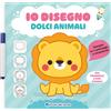 Edizioni del Borgo Libro - Dolci Animali. Io Disegno. Ediz. A Colori. Con Pennarello Cancellabile