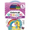Edizioni del Borgo Libro - Colora Gli Unicorni Con I Pennarelli Magici. Unicorni, Fate, Gnomi, Stre
